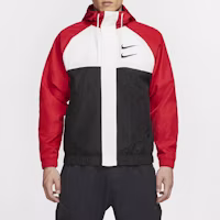 Shop 나이키 스포츠웨어 스우시 레드 윈드브레이커 자켓 스프링 컬렉션 CJ4889-657