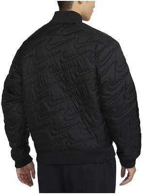 Jaket Nike Sportswear Swoosh Hitam Solid Zip Penuh Kasual Lelaki FV6152-010 Lookbook Jaket Nike Sportswear Swoosh Hitam Solid Zip Penuh Kasual Lelaki FV6152-010