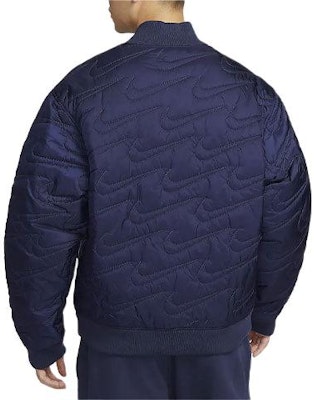 耐克运动服Swoosh高领拉链外套深蓝色 FV6152-410 Lookbook 耐克运动服Swoosh高领拉链外套深蓝色 FV6152-410