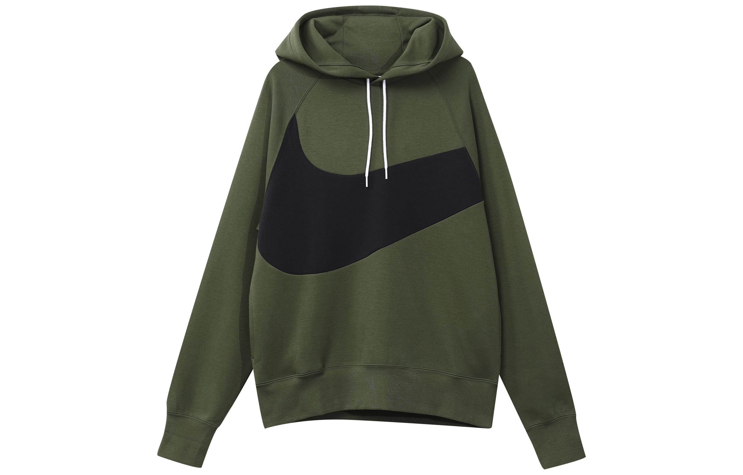 Nike Sportswear Swoosh Tech Fleece Pullover Hoodie Army Green DD8223-326
