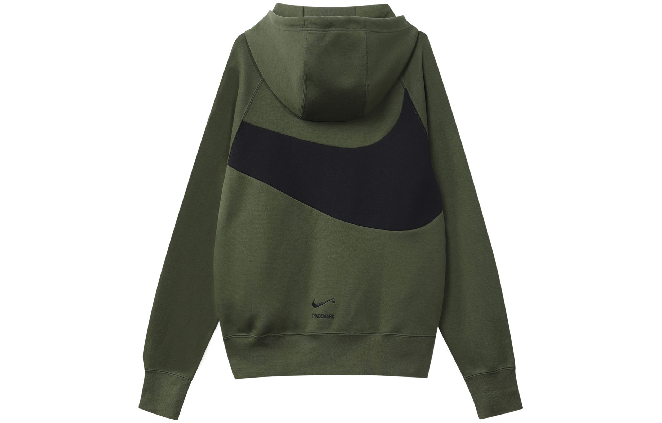 Lookbook 나이키 스포츠웨어 스우시 테크 플리스 풀오버 후디 아미 그린 DD8223-326