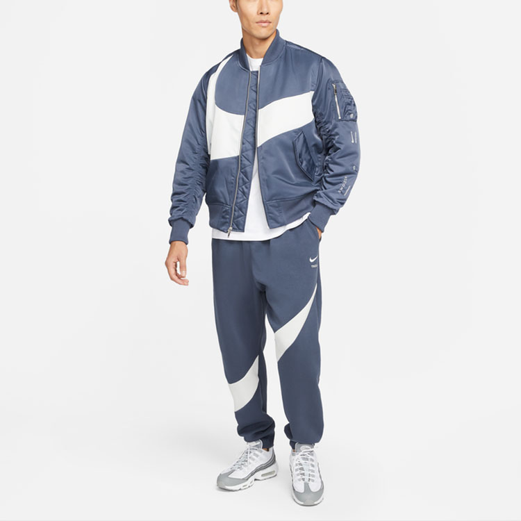 Details for Nike 運動風 Swoosh Therma-FIT 雙面轟炸機外套 藍色 DD6056-437