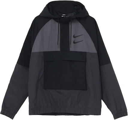 Nike 運動休閒 Swoosh 長袖編織外套 黑色 休閒穿搭 DJ0477-011 Buy Nike 運動休閒 Swoosh 長袖編織外套 黑色 休閒穿搭 DJ0477-011