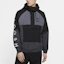 Shop Nike 運動休閒 Swoosh 長袖編織外套 黑色 休閒穿搭 DJ0477-011