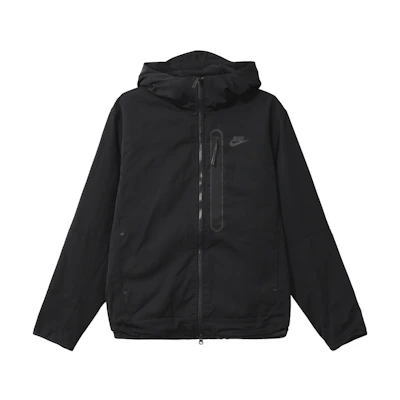Nike Sportswear Tech Essentials Logo Hoodie Jacket Black CU4486-010