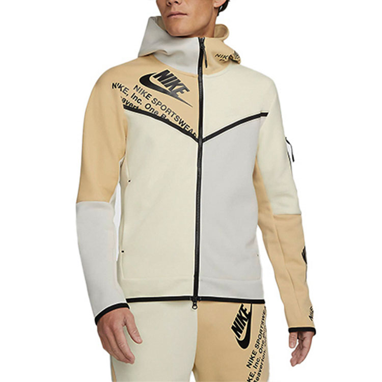 Purchase Nike Sportswear Tech Fleece Full-Zip Hoodie  Ashen Slate Retro Print DM6475-072