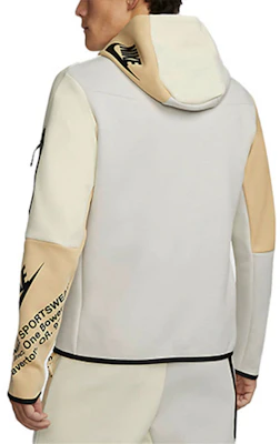 Nike Sportswear Tech Fleece Full-Zip Hoodie Ashen Slate Retro Print DM6475-072 Details for Nike Sportswear Tech Fleece Full-Zip Hoodie Ashen Slate Retro Print DM6475-072