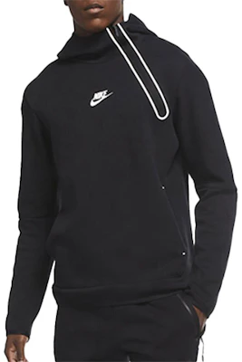 Nike Sportswear Tech Fleece Pullover Hoodie Hitam Baju Kasual Sukan CU4494-010 Order Nike Sportswear Tech Fleece Pullover Hoodie Hitam Baju Kasual Sukan CU4494-010