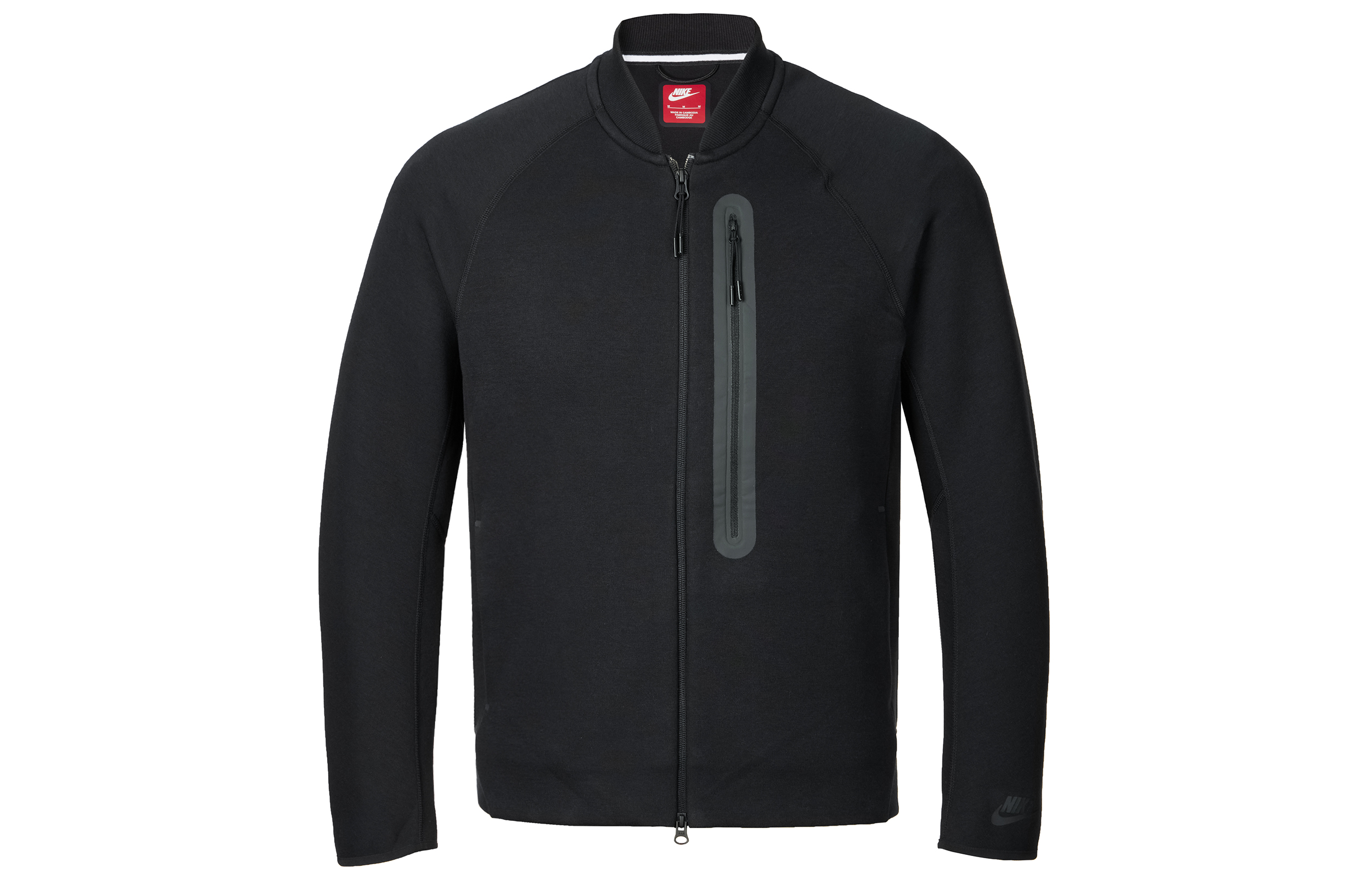 Nike Sportswear Tech Fleece Slim Fit Bomber Jacket No-Hood Design FB8009-010