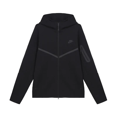 Nike Sportswear Tech Fleece Windrunner Hoodie Jacket Black HV0950-010