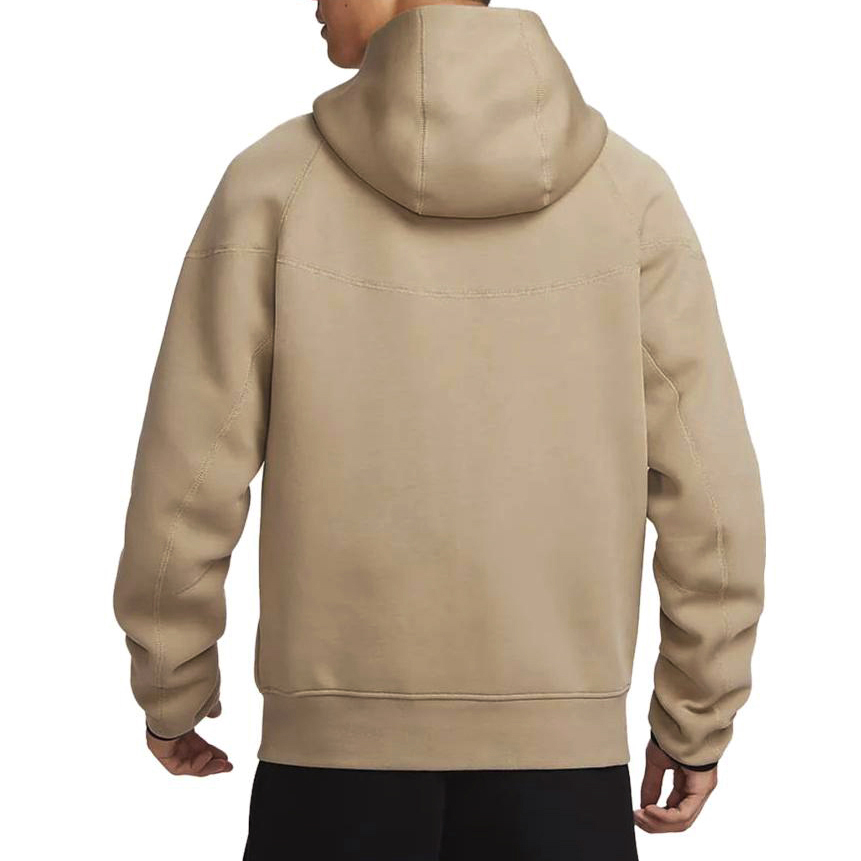 Details for Nike Sportswear Tech Fleece Windrunner Logo Print Hooded Jacket Khaki  FB7922-247