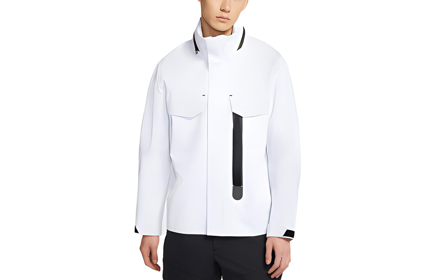 Nike Sportswear Tech Pack Colorblock Foldable Hooded Jacket White Men’s CZ9310-100