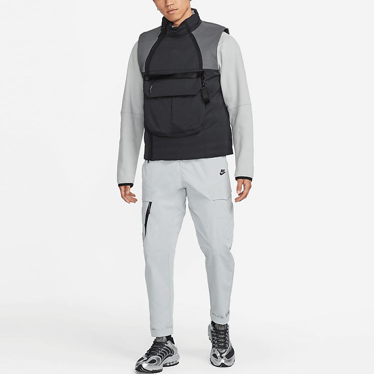 Shop Nike Sportswear Therma-FIT Tech Pack Colorblock Vest Hitam DD6637-010