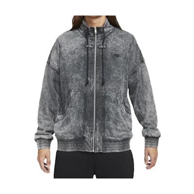 Nike Sportswear Washed Knit Jacket Black Outerwear CV4354-060