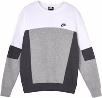 Nike Sportswear White Fleece Pullover Crewneck Sweatshirt CZ9967-100 Nike Sportswear White Fleece Pullover Crewneck Sweatshirt CZ9967-100