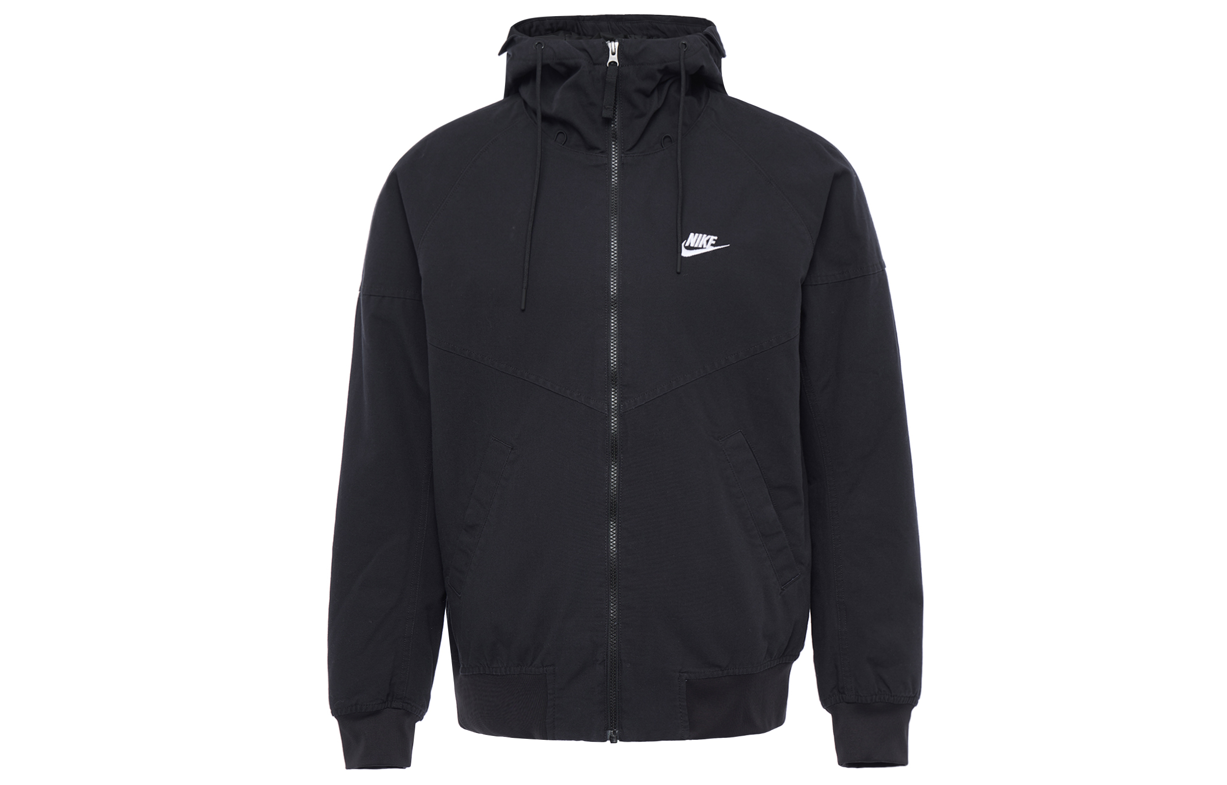 Nike Sportswear Windrunner Canvas Retro Logo Hooded Jacket Black DX0693-010