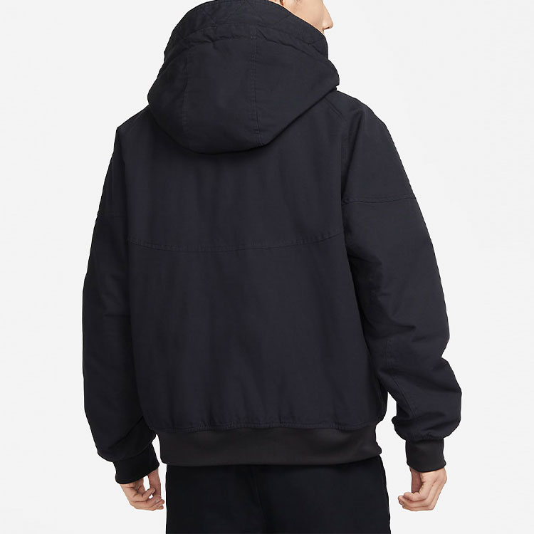 Details for Nike Sportswear Windrunner Canvas Retro Logo Hooded Jacket Black DX0693-010