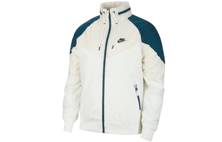 Nike Sportswear Windrunner Colorblock Hooded Jacket Green/White CN8771-133