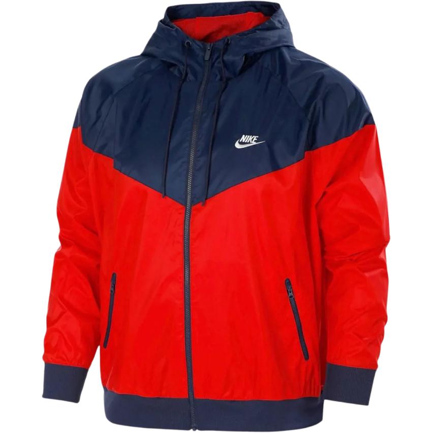 Nike Sportswear Windrunner Colorblock Woven Training Jacket Red Men’s DA0002-657
