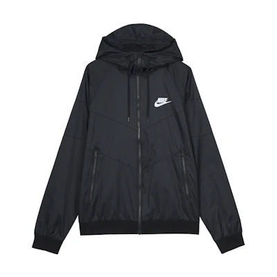 Nike Sportswear Windrunner FW22 Logo Print Hooded Jacket Black DC4113-010