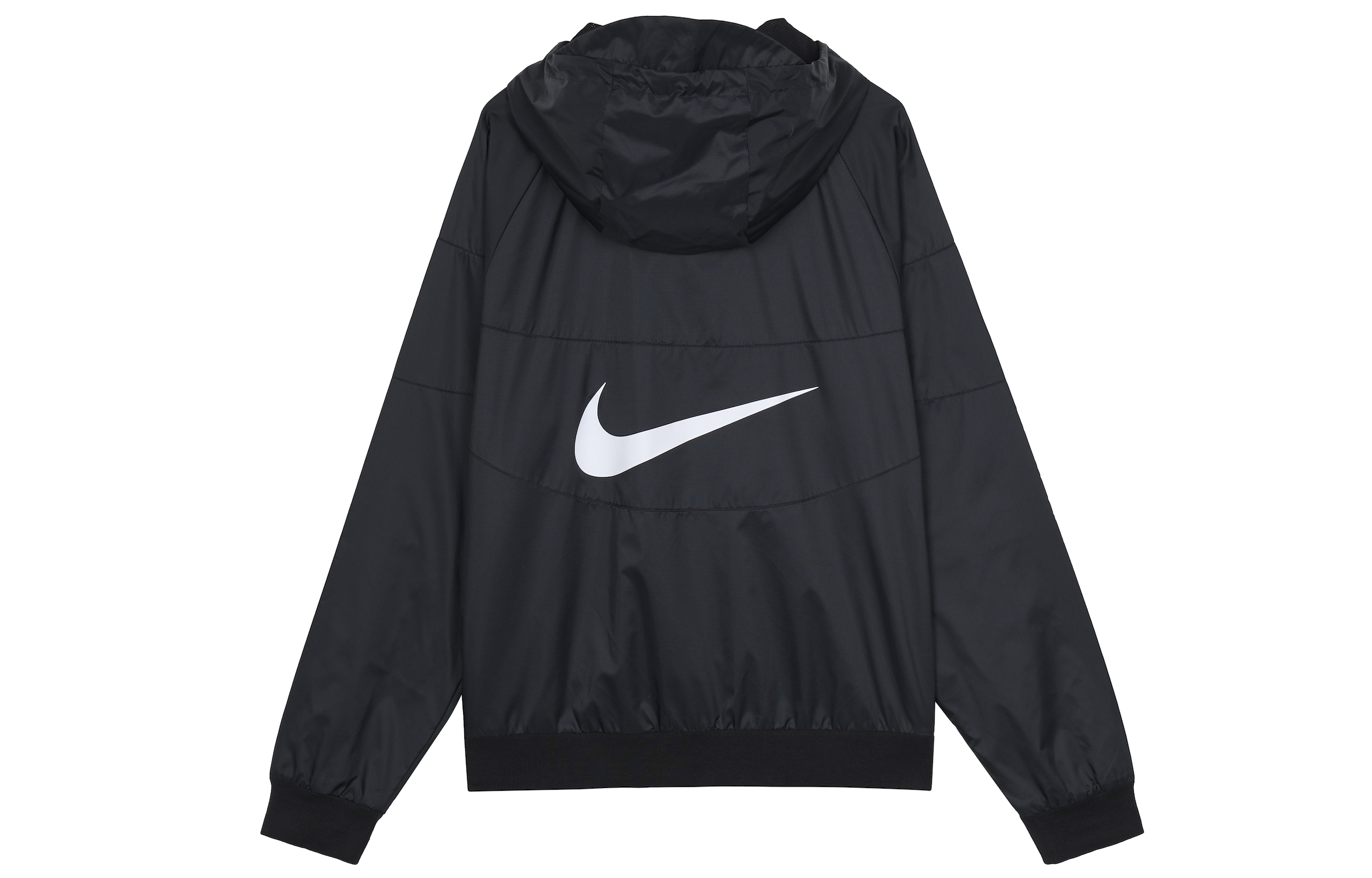 Lookbook Nike Sportswear Windrunner FW22 Logo Print Hooded Jacket Black DC4113-010