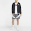 Shop Nike Sportswear Windrunner FW22 Logo Print Hooded Jacket Black DC4113-010