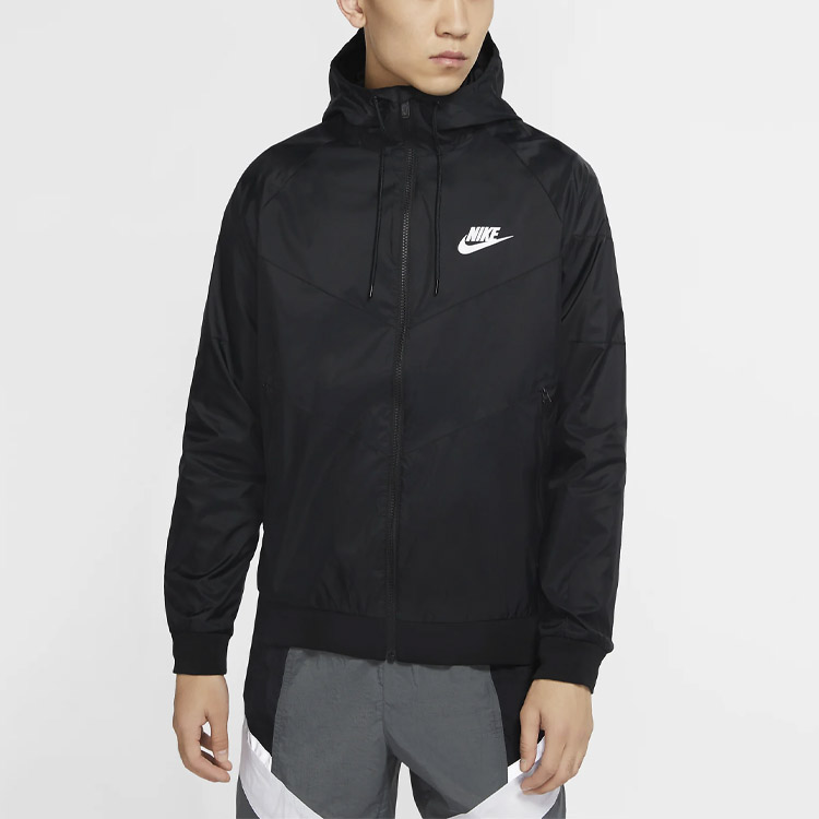 Purchase Nike Sportswear Windrunner FW22 Logo Print Hooded Jacket Black DC4113-010