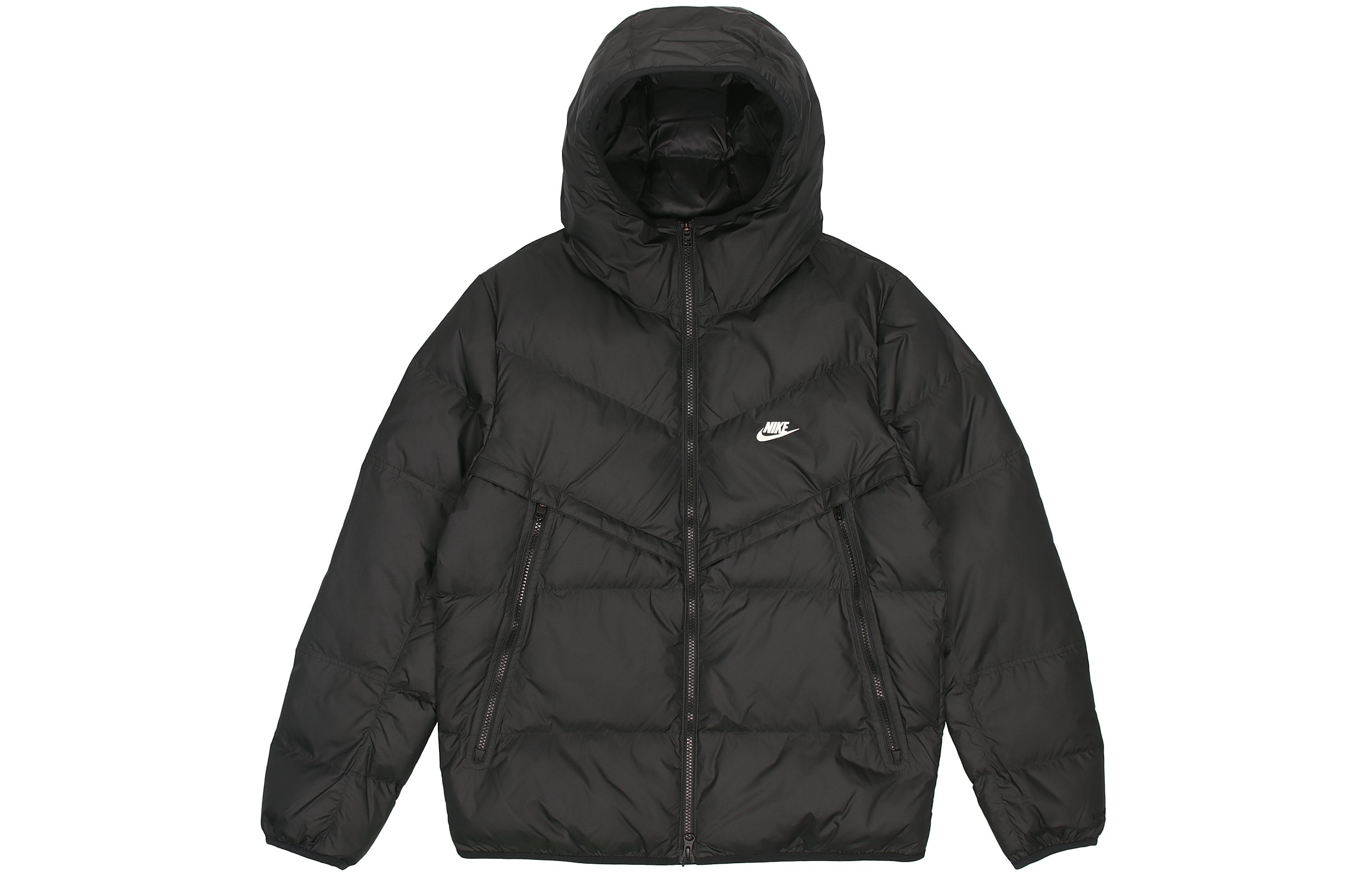 Nike Sportswear Windrunner Hooded Winter Jacket Black Casual Warm Coat DD6796-010