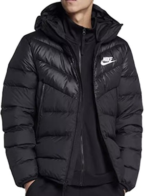 Nike Sportswear Windrunner Hooded Winter Jacket Black Casual Warm Coat DD6796-010 Sizing Nike Sportswear Windrunner Hooded Winter Jacket Black Casual Warm Coat DD6796-010