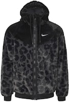 Nike Sportswear Windrunner Leopard Fleece Hoodie Jacket Black (). DH6683-011 Nike Sportswear Windrunner Leopard Fleece Hoodie Jacket Black (). DH6683-011