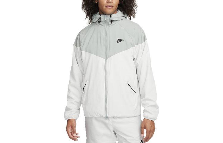 Order Sudadera Nike Sportswear Windrunner Logo Bordado Colorblock Verde Mica Hombre FB8618-330