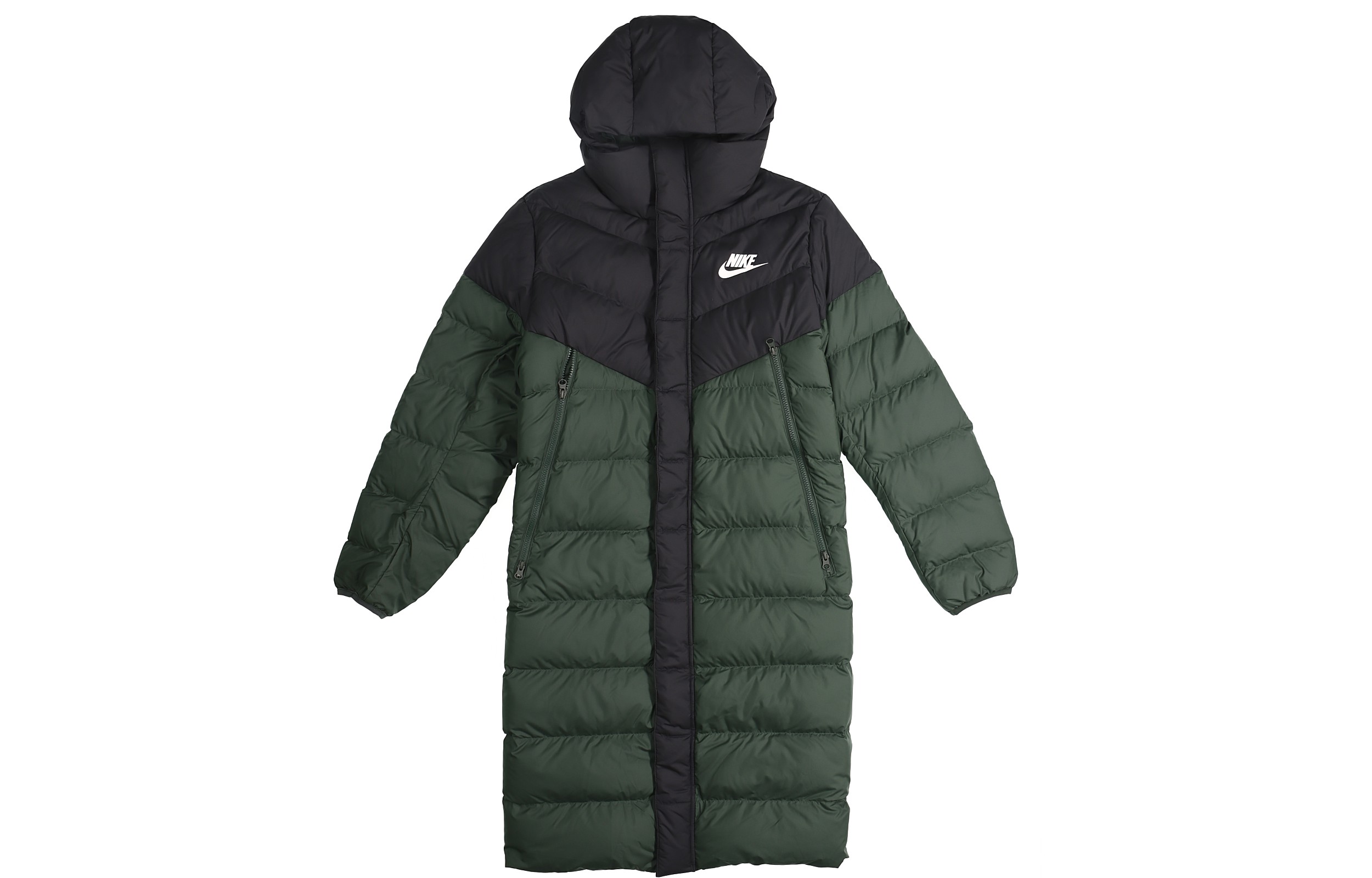 Order Nike Sportswear Windrunner Long Down Coat Green Winter Jacket AA8854-045