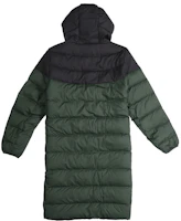 Lookbook Nike Sportswear Windrunner 長版羽絨外套 綠色冬季保暖外套 AA8854-045
