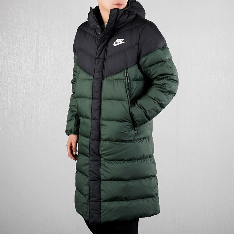 Details for Nike Sportswear Windrunner Long Down Coat Green Winter Jacket AA8854-045