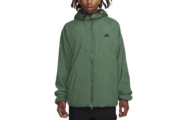 Order Nike Sportswear Windrunner 寬鬆版綠色連帽外套 刺繡標誌 FB8618-323