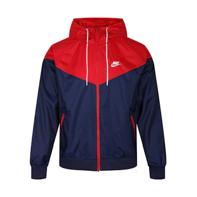 Nike Sportswear Windrunner Navy Blue Hooded Casual Jacket AR2192-410