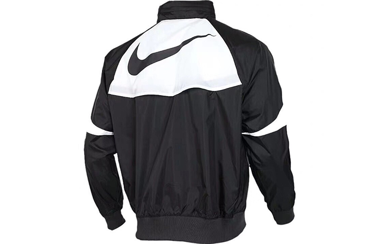 Lookbook Nike 運動風復古風衣外套 黑白配色 帶有標誌設計 CN8771-011