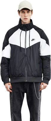 Nike 運動風復古風衣外套 黑白配色 帶有標誌設計 CN8771-011 Sizing Nike 運動風復古風衣外套 黑白配色 帶有標誌設計 CN8771-011