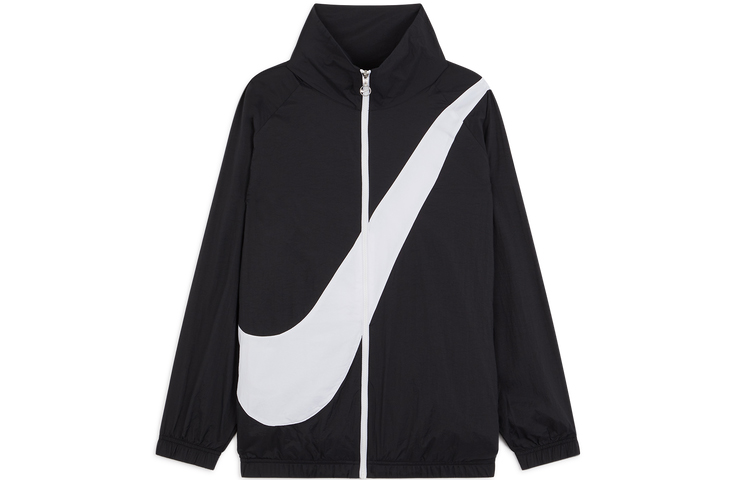 Nike Sportswear Woven Swoosh Logo Retro Track Jacket Black ( US Edition) BV3685-011