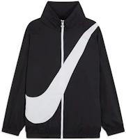 Nike Sportswear Woven Swoosh Logo Retro Track Jacket Black ( US Edition) BV3685-011 Nike Sportswear Woven Swoosh Logo Retro Track Jacket Black ( US Edition) BV3685-011