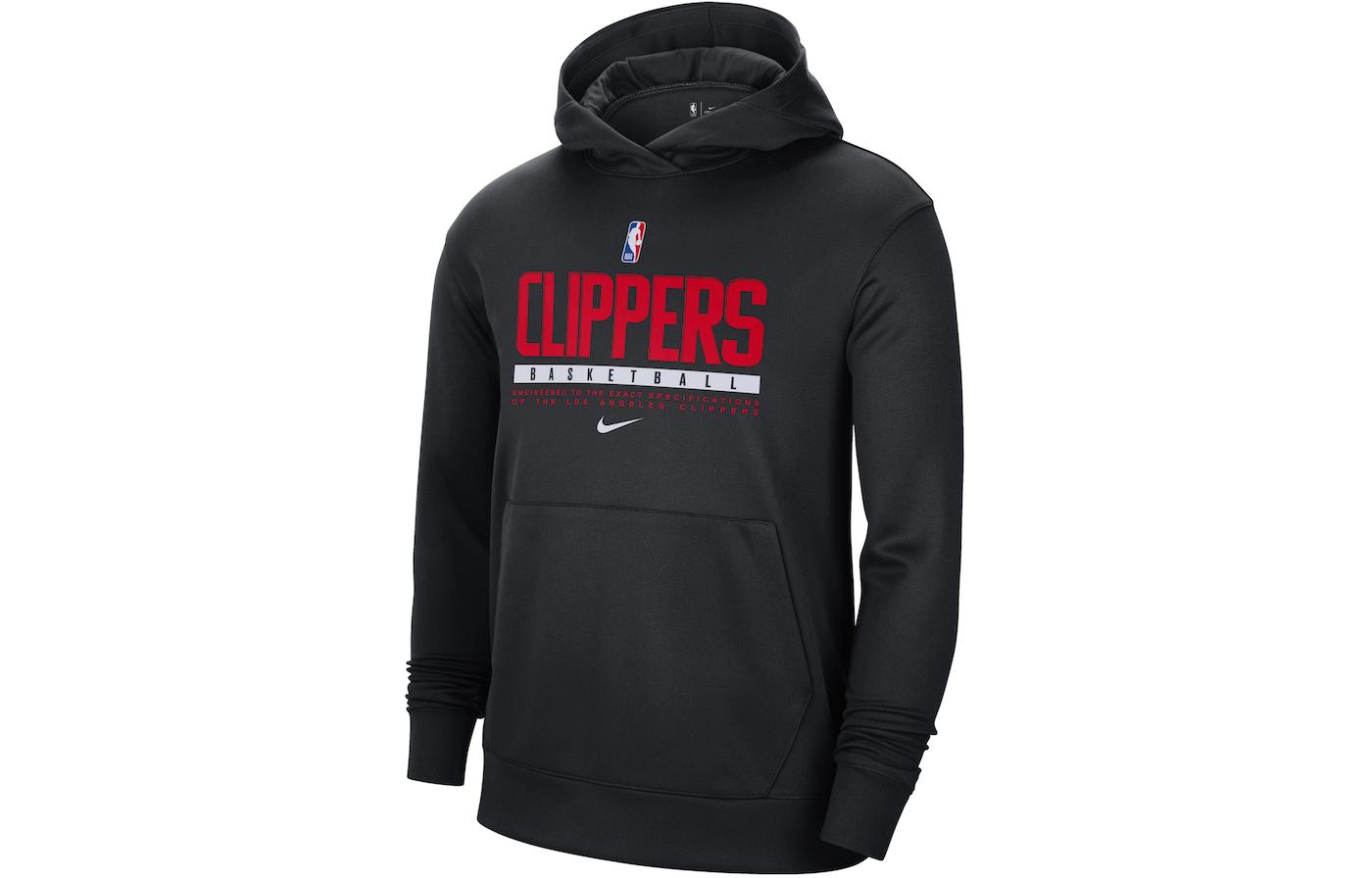 Nike Spotlight On Court Los Angeles Clippers Black Sweatshirt Unisex Long Sleeve CN3852-010