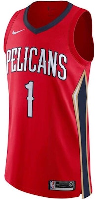 Nike SS21 NBA Pelicans Zion Williamson Graphic Basketball Jersey Red Mens. AV2674-658 Order Nike SS21 NBA Pelicans Zion Williamson Graphic Basketball Jersey Red Mens. AV2674-658