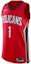 Order Nike SS21 NBA Pelicans Zion Williamson Graphic Basketball Jersey Red Mens. AV2674-658