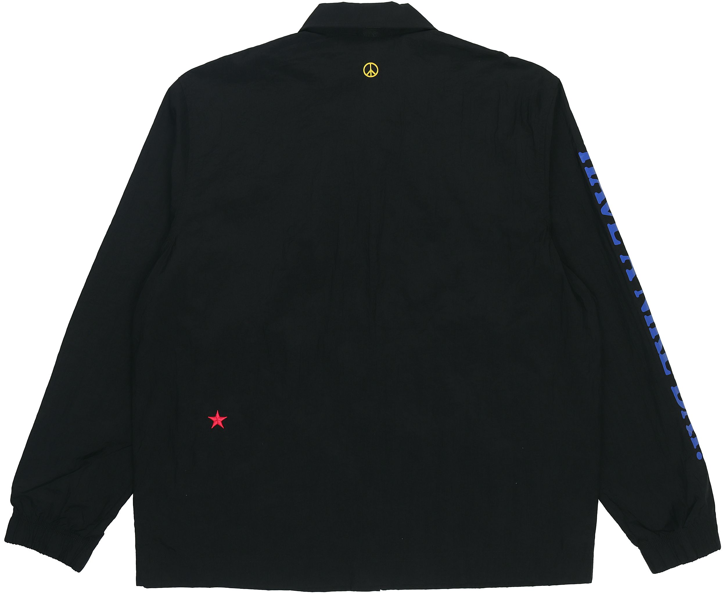 Lookbook Nike SS22 Retro Embroidered Daisy Logo Black Long Sleeve Jacket for Men DM5056-010
