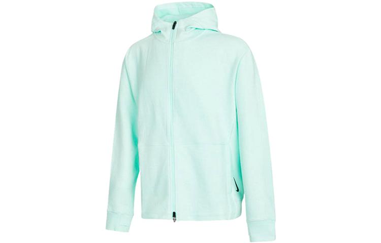 Nike SS22 Solid Color Zip Hoodie Foam Mint Green Gift for Him CU6261-379