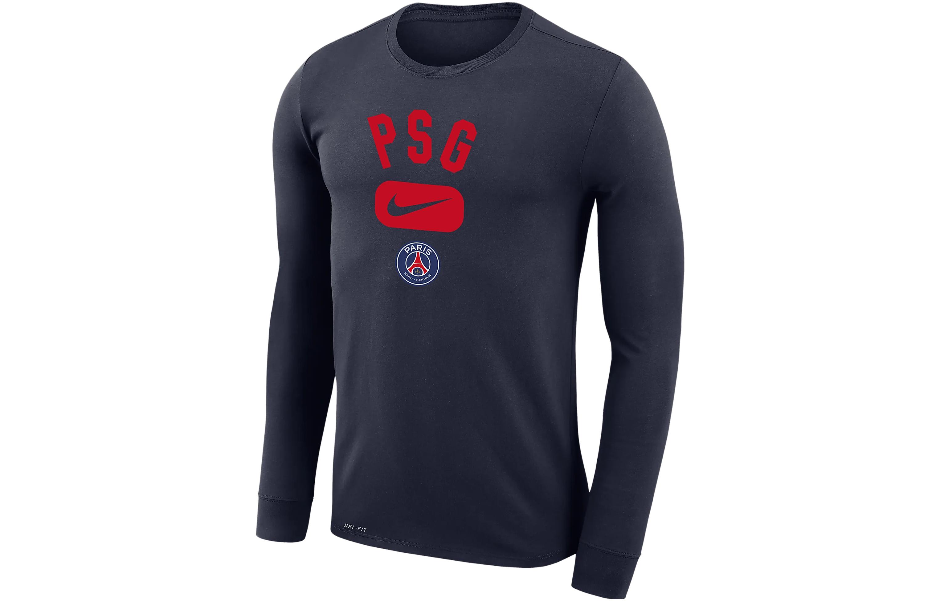 Nike SS23 Crewneck Printed Long-Sleeve T-Shirt M22419SJNAV-PSG