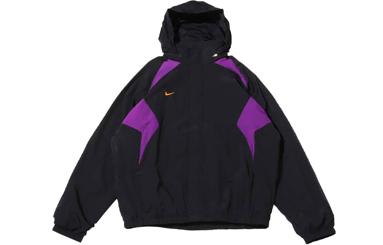 Purchase 나이키 SS24 블랙 컬러블록 히든 후드 트랙 재킷 롱슬리브 FN2390-011