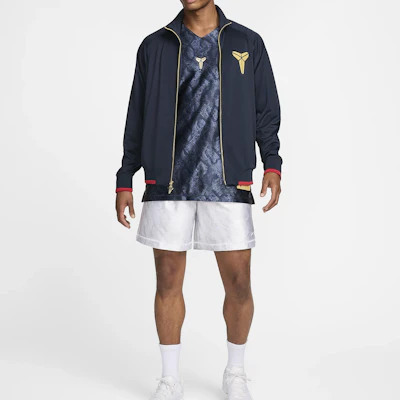 Nike SS24 Jaket Pria Kobe Merah Hitam Logo Stand Collar Zip-Up FZ0937-475 Purchase Nike SS24 Jaket Pria Kobe Merah Hitam Logo Stand Collar Zip-Up FZ0937-475