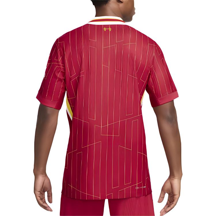 Lookbook ナイキ SS24 リバプールFC 2024/25 ホーム ドライフィット レッド サッカージャージ FN8776-688