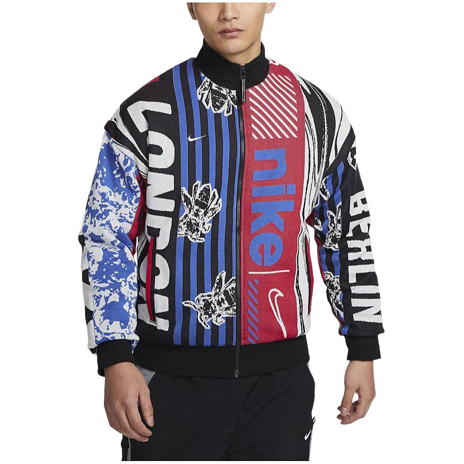 Shop Nike SS24 Therma-FIT 全拉鍊字母印花運動外套 多色 FN2396-010